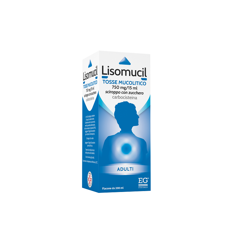 Lisomucil Adulti 750mg/15ml Sciroppo Con Zucchero 5% 200ml Lisomucil Adulti 750mg/15ml Sciroppo Con Zucchero 5% 200ml