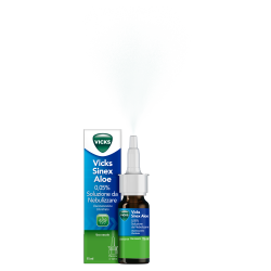 Vicks Sinex Aloe Spray Nasale Decongestionante Ossimetazolina 0,05% 15 ml Vicks Sinex Aloe Spray Nasale Decongestionante Ossimetazolina 0,05% 15 ml