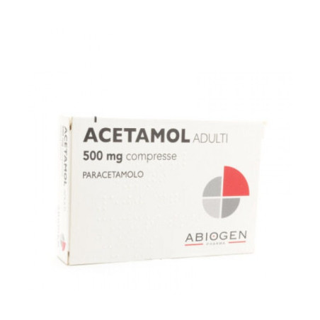 Acetamol 500mg 20 Compresse Acetamol 500mg 20 Compresse