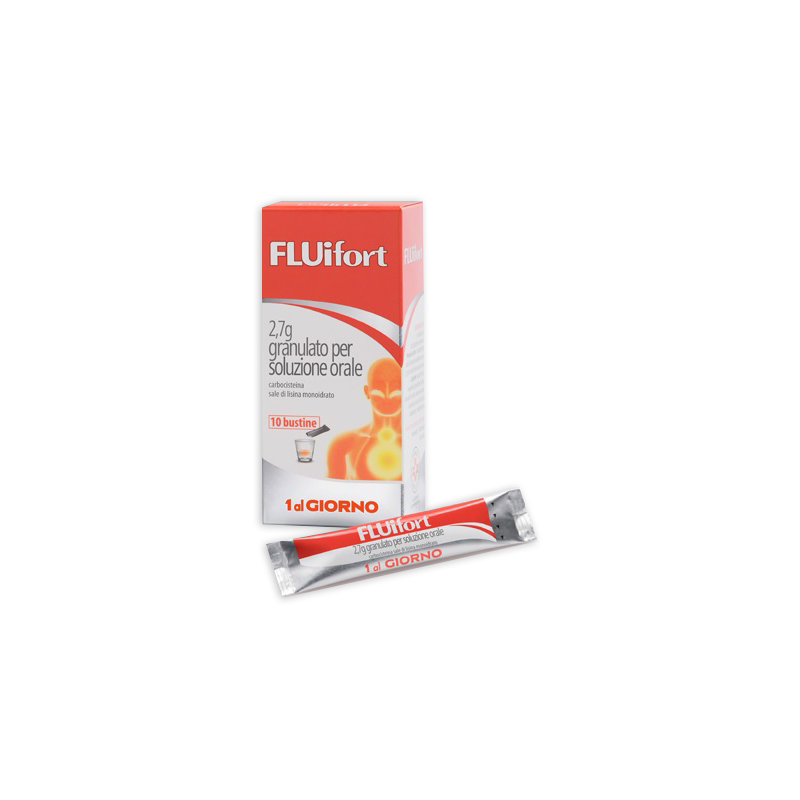 FLUifort 2,7g Granulato Per Soluzione Orale 10 Bustine FLUifort 2,7g Granulato Per Soluzione Orale 10 Bustine