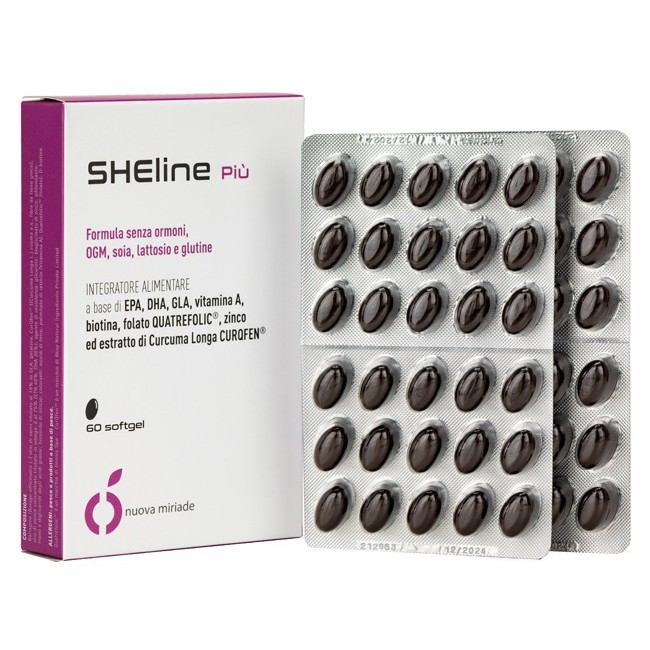 SHELINE PIU' MENOPAUSA 60 SOFTGEL SHELINE PIU' MENOPAUSA 60 SOFTGEL