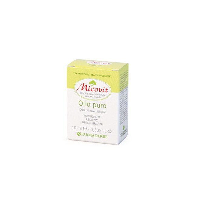Farmaderbe Micovit Olio Puro Purificante Lenitivo Riequilibrante 10ml