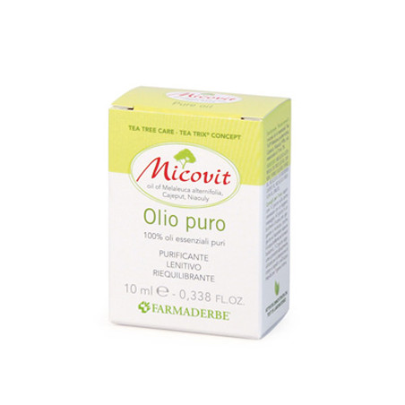 Farmaderbe Micovit Olio Puro Purificante Lenitivo Riequilibrante 10ml