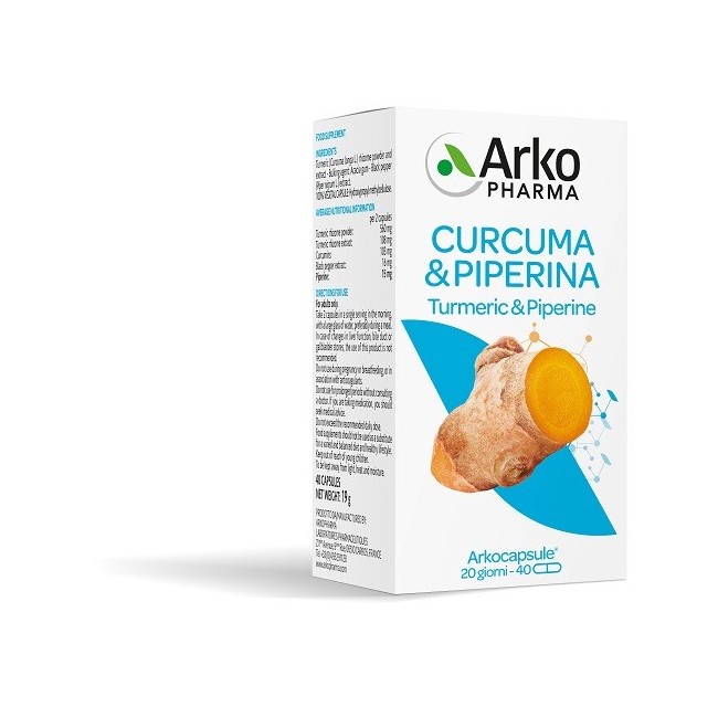 ARKOCPS CURCUMA + PIPERINA 40 CAPSULE ARKOCPS CURCUMA + PIPERINA 40 CAPSULE