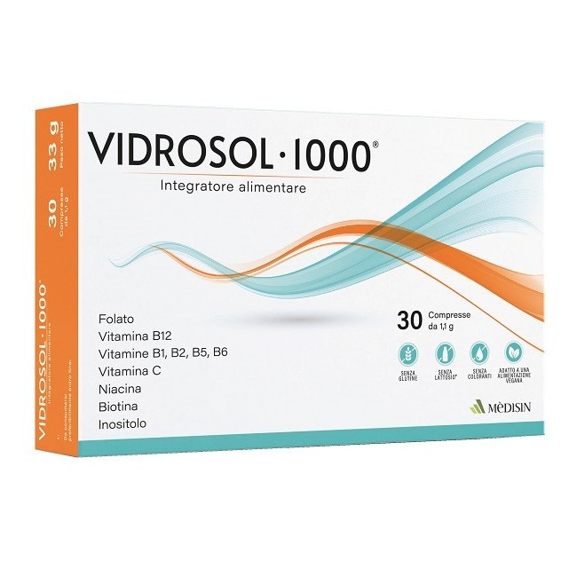 VIDROSOL 1000 30 COMPRESSE VIDROSOL 1000 30 COMPRESSE