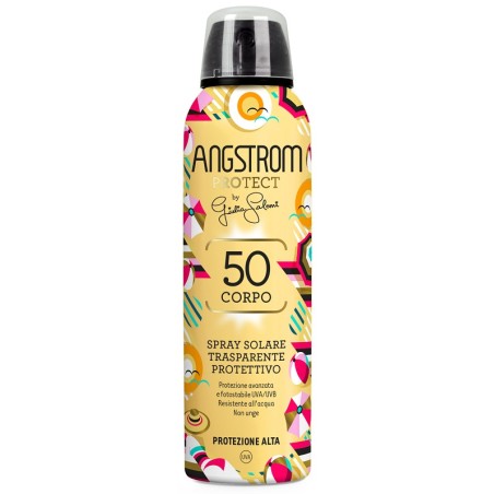 Angstrom Spray Solare Trasparente Senza Residui Spf 50+ 200 ml