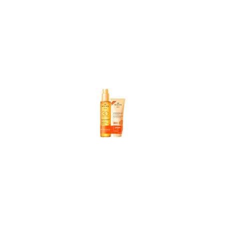 NUXE SUN HUILE SPF30 150 ML + LATTE DOPOSOLE 100 ML OFFERTO