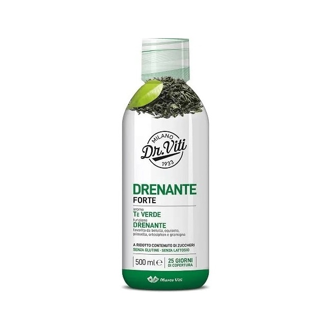 Flacone da 500 ml di Marco Viti Drenante forte Tè Verde per il drenaggio dei liquidi in eccesso. Flacone da 500 ml di Marco Viti Drenante forte Tè Verde per il drenaggio dei liquidi in eccesso.