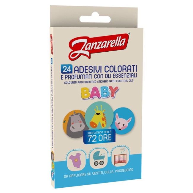 Coswell Zanzarella Sticker Baby 24 Pezzi Coswell Zanzarella Sticker Baby 24 Pezzi