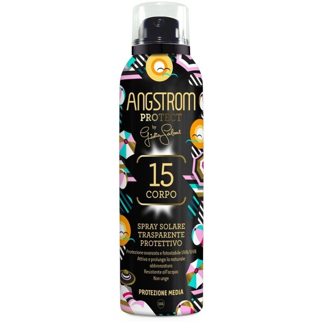 Angstrom Spray Solare Trasparente Protezione Media Spf 15 150 ml Angstrom Spray Solare Trasparente Protezione Media Spf 15 150 ml