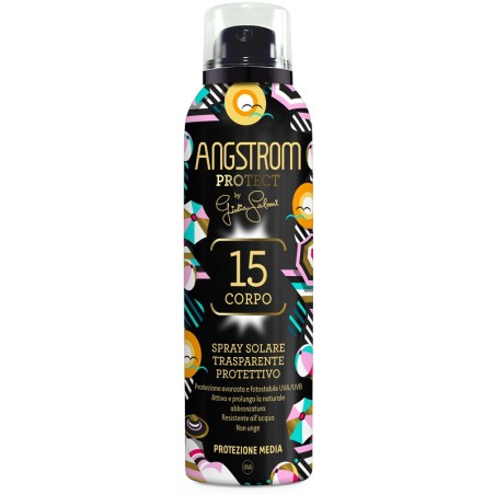 Angstrom Spray Solare Trasparente Protezione Media Spf 15 150 ml