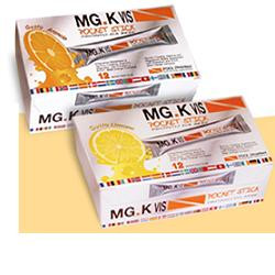 MGK Vis Pocket Integratore Di Magnesio E Potassio Gusto Arancia 12 Stick