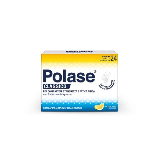 Confezione convenienza da 24 buste di Polase classico promo 2024 integratore salino al limone Confezione convenienza da 24 buste di Polase classico promo 2024 integratore salino al limone
