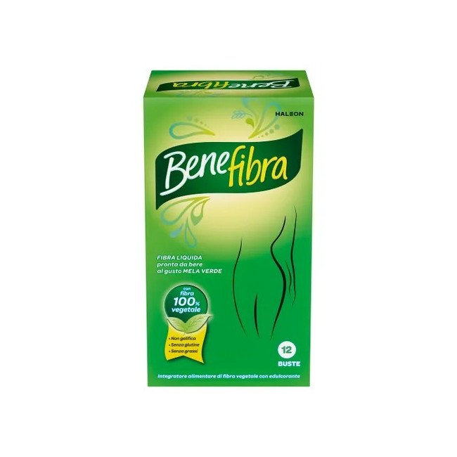 Confezione da 12 bustine di Benefibra liquida per il benessere intestinale Confezione da 12 bustine di Benefibra liquida per il benessere intestinale