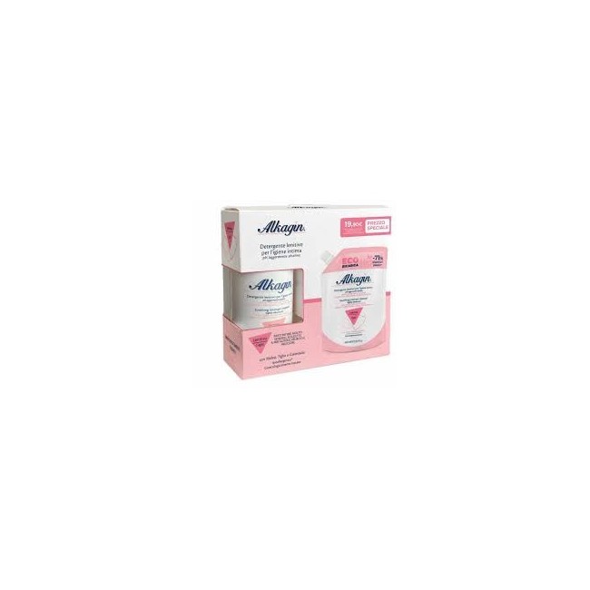 Ist. Ganassini Alkagin Detergente Intimo Ph7 Lenitivo 400 Ml + Ricarica 400 Ml Ist. Ganassini Alkagin Detergente Intimo Ph7 Lenitivo 400 Ml + Ricarica 400 Ml