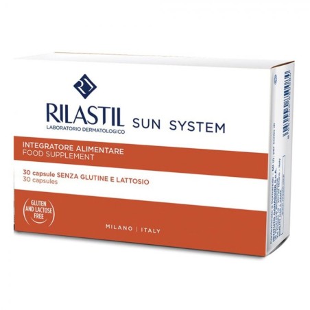 Confezione bipack di Rilastil Sun System Integratore 60 capsule Confezione bipack di Rilastil Sun System Integratore 60 capsule