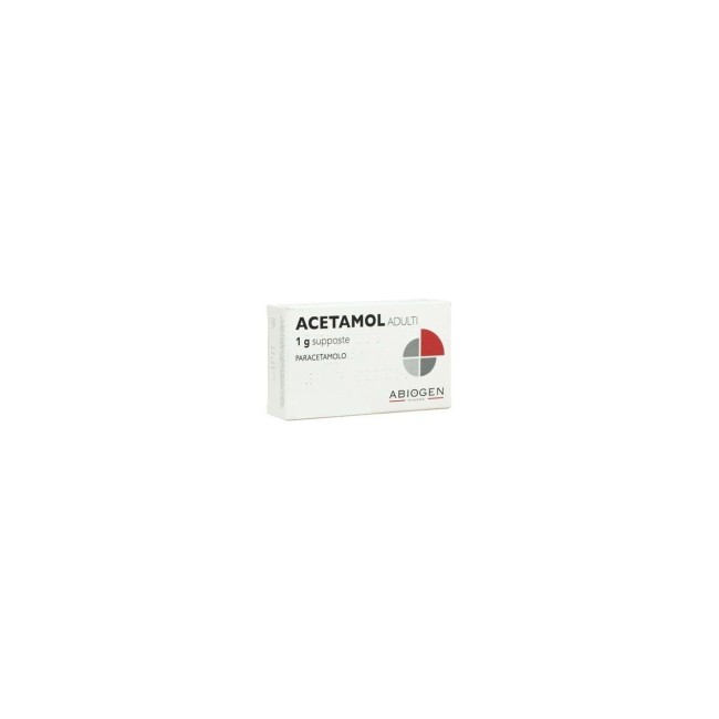 Acetamol 1g 10 Supposte Acetamol 1g 10 Supposte