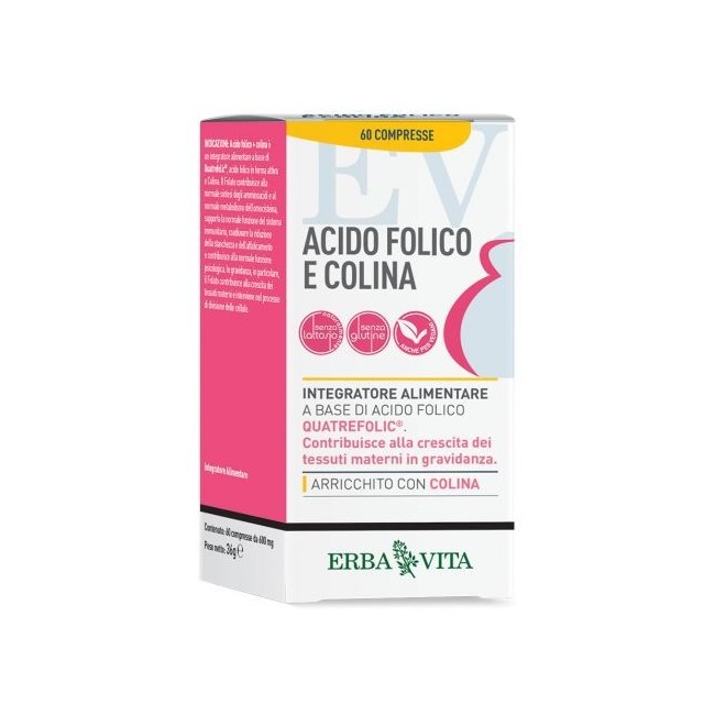 ACIDO FOLICO COLINA 60 COMPRESSE ACIDO FOLICO COLINA 60 COMPRESSE