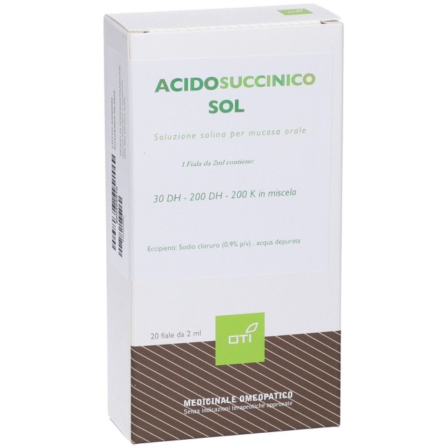 ACIDO SUCCINICO SOL 20 FIALE FISIOLOGICHE 2ML ACIDO SUCCINICO SOL 20 FIALE FISIOLOGICHE 2ML