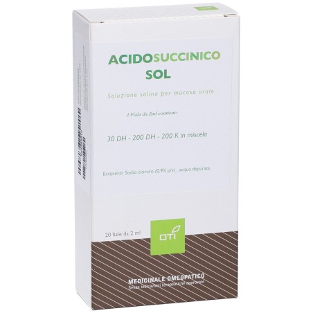 ACIDO SUCCINICO SOL 20 FIALE FISIOLOGICHE 2ML