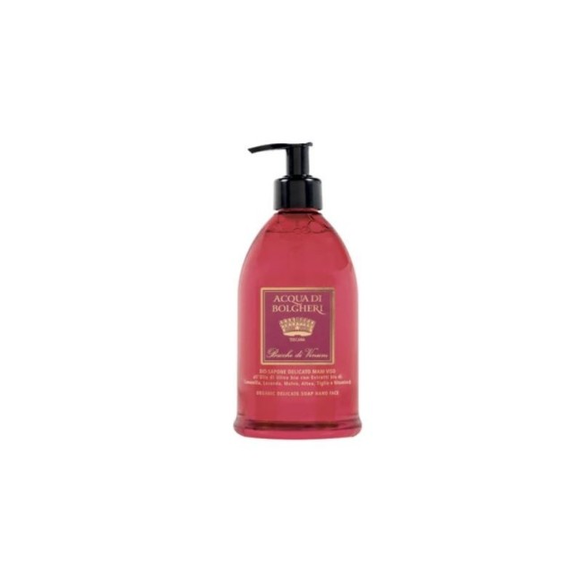 ACQUA DI BOLGHERI SAPONE DELICATO BIO BACCHE DI VINUM 500 ML ACQUA DI BOLGHERI SAPONE DELICATO BIO BACCHE DI VINUM 500 ML