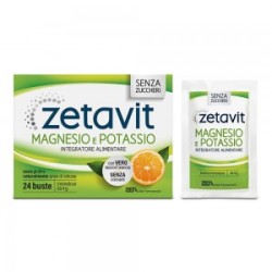 Zetavit Magnesio Potassio Senza Zucchero 24 Bustine Da 6 G