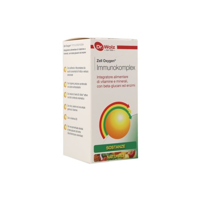 ZELL OXYGEN IMMUNOKOMPLEX 250ML DR WOLZ TONICO ZELL OXYGEN IMMUNOKOMPLEX 250ML DR WOLZ TONICO