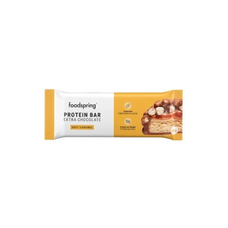 Foodspring Barretta Extra Cioccolato Al Caramello 45 Grammi Foodspring Barretta Extra Cioccolato Al Caramello 45 Grammi