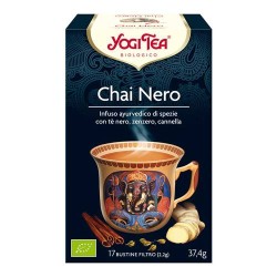 Yogi Tea Chai Nero Infuso Ayurvedico Di Spezie Bio 17 Bustine
