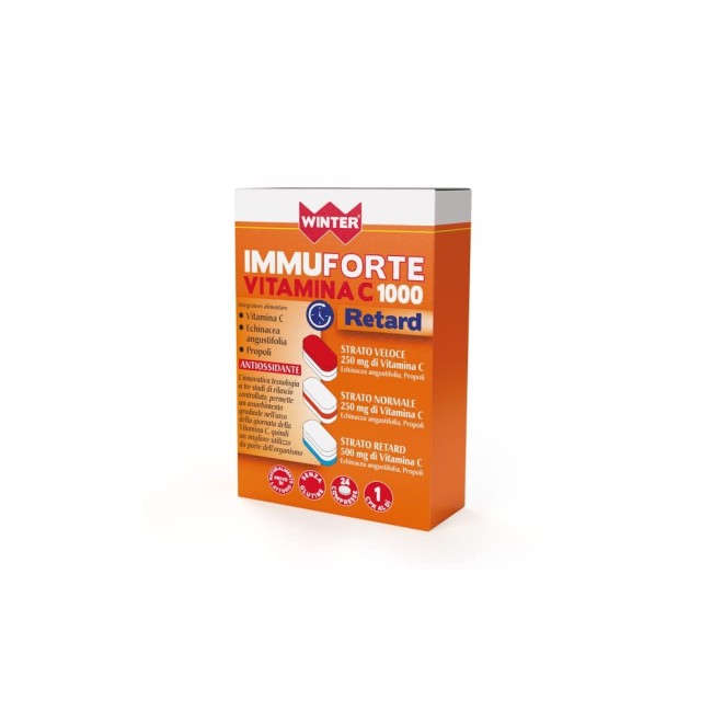 WINTER IMMUNOFORTE VITAMINCA C 1000 RETARD 24 COMPRESSE WINTER IMMUNOFORTE VITAMINCA C 1000 RETARD 24 COMPRESSE