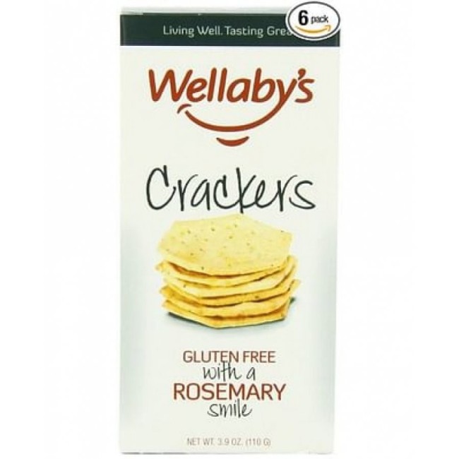 WELLABY'S CRACKERS ROSMARINO 100 G WELLABY'S CRACKERS ROSMARINO 100 G