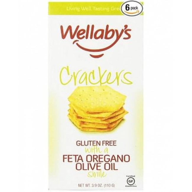WELLABY'S CRACKERS FETA OLIVE OLIO & ORIGANO 100 G WELLABY'S CRACKERS FETA OLIVE OLIO & ORIGANO 100 G