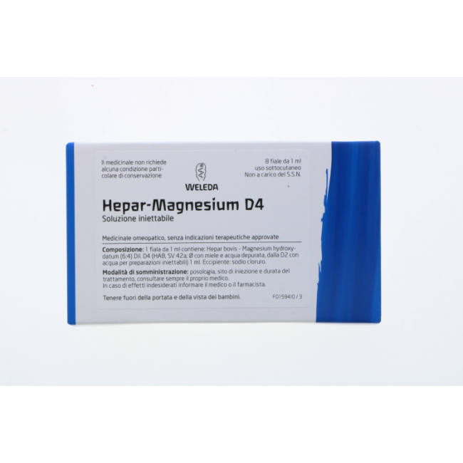 WELEDA HEPAR MAGNESIUM D4 8 FIALE DA 1 ML L'UNA WELEDA HEPAR MAGNESIUM D4 8 FIALE DA 1 ML L'UNA