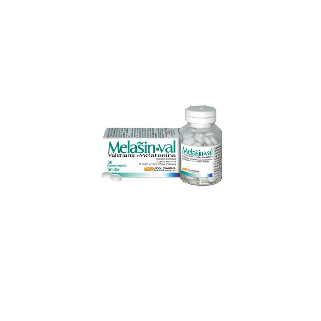 MELASIN VAL 1 MG 30 COMPRESSE 220 MG MELASIN VAL 1 MG 30 COMPRESSE 220 MG