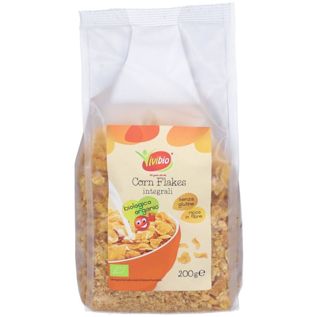 VIVIBIO CORN FLAKES INTEGRALE BIO 200 G VIVIBIO CORN FLAKES INTEGRALE BIO 200 G