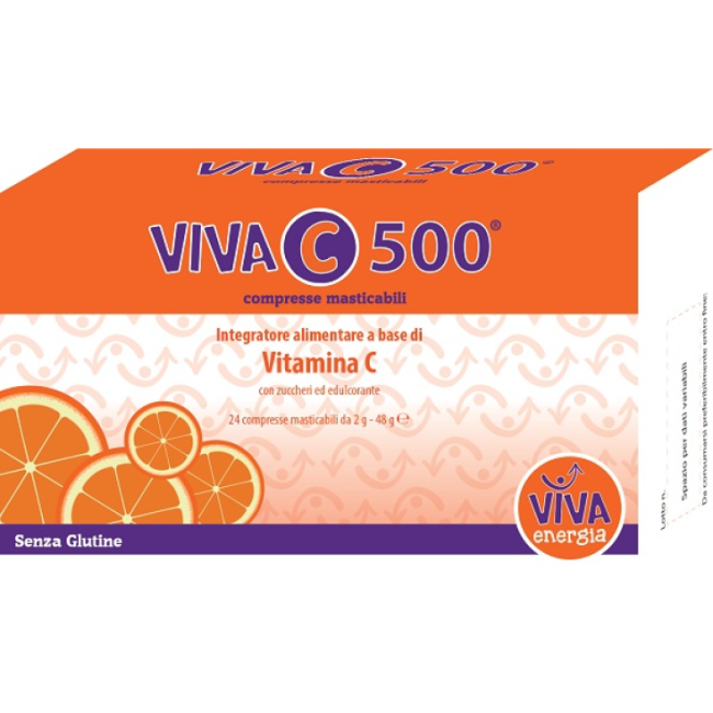 VIVA C 500 COMPRESSE MASTICABILI VIVA C 500 COMPRESSE MASTICABILI