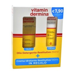 Vitamindermina Olio Detergente 250 Ml + Crema 100 Ml Omaggio