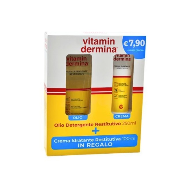 VITAMINDERMINA OLIO DETERGENTE 250 ML + CREMA 100 ML OMAGGIO VITAMINDERMINA OLIO DETERGENTE 250 ML + CREMA 100 ML OMAGGIO