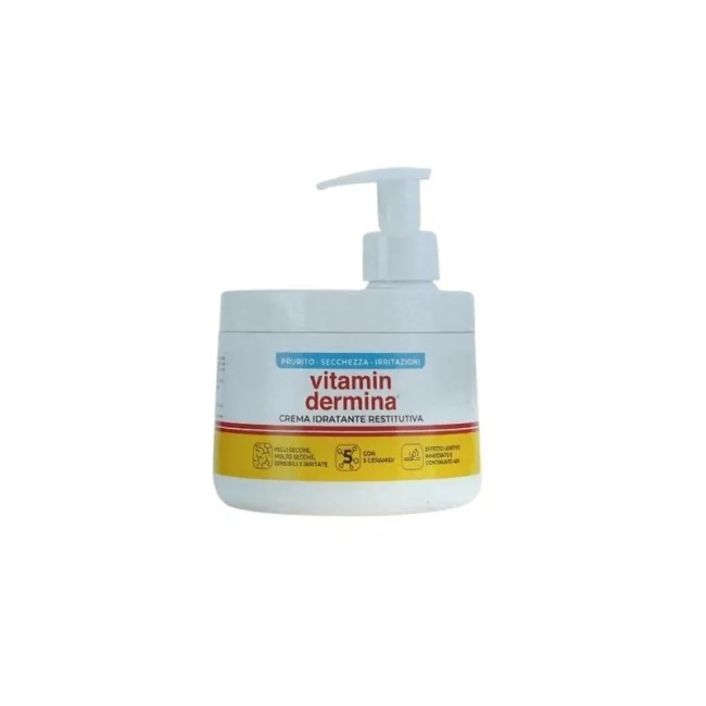 VITAMINDERMINA CREMA IDRATANTE RESTITUTIVA DISPENSER 400 ML VITAMINDERMINA CREMA IDRATANTE RESTITUTIVA DISPENSER 400 ML