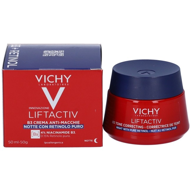 Vichy Liftactiv B3 Crema Notte Anti-età Antirughe Con Retinolo 50 Ml