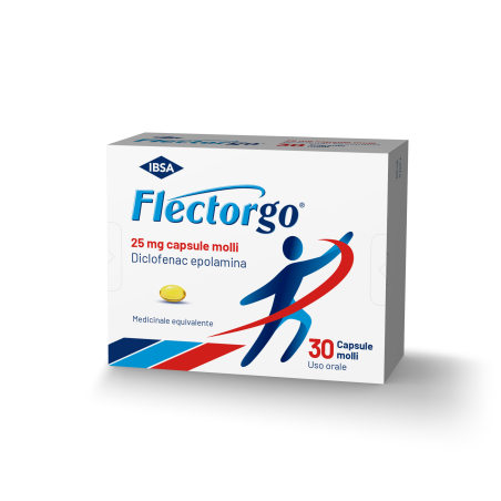 Ibsa Farmaceutici Flectorgo 12,5 Mg Capsule Molli Flectorgo 25 Mg Capsule Molli Diclofenac Epolamina Medicinale Equivalente Ibsa Farmaceutici Flectorgo 12,5 Mg Capsule Molli Flectorgo 25 Mg Capsule Molli Diclofenac Epolamina Medicinale Equivalente