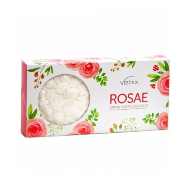 VEBIX SAPONE DECORATO ROSAE ROSSE 100 G VEBIX SAPONE DECORATO ROSAE ROSSE 100 G