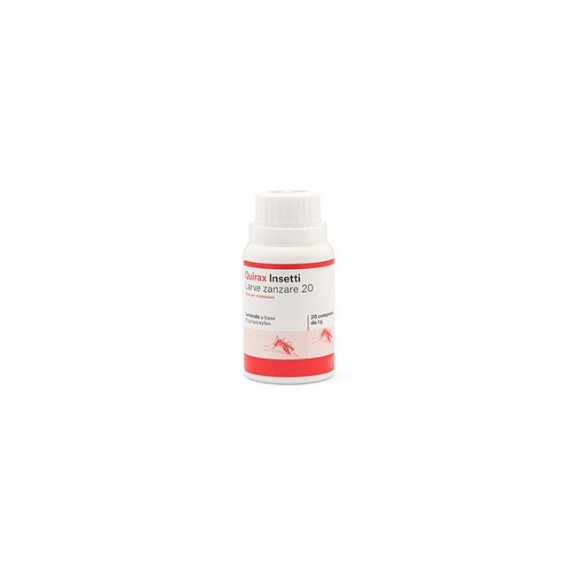 Indupharma Quirax Larve Zanzare 20 Compresse Indupharma Quirax Larve Zanzare 20 Compresse