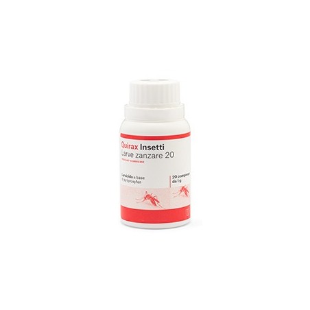 Indupharma Quirax Larve Zanzare 20 Compresse Indupharma Quirax Larve Zanzare 20 Compresse