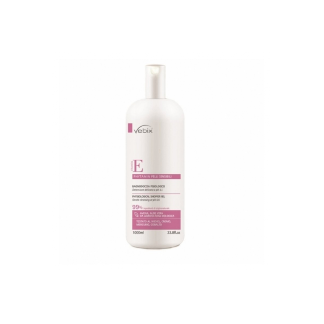 VEBIX PHYTAMIN PELLI SENSIBILI BAGNODOCCIA FISIOLOGICO 1000 ML VEBIX PHYTAMIN PELLI SENSIBILI BAGNODOCCIA FISIOLOGICO 1000 ML