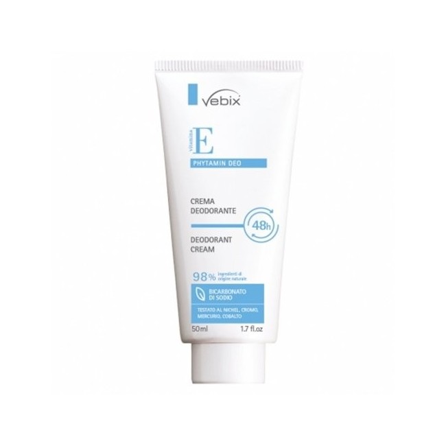VEBIX PHYTAMIN E DEO PERFORMANCE CREMA DEO 48H-50ML BICARBONATO DI SODIO VEBIX PHYTAMIN E DEO PERFORMANCE CREMA DEO 48H-50ML BICARBONATO DI SODIO