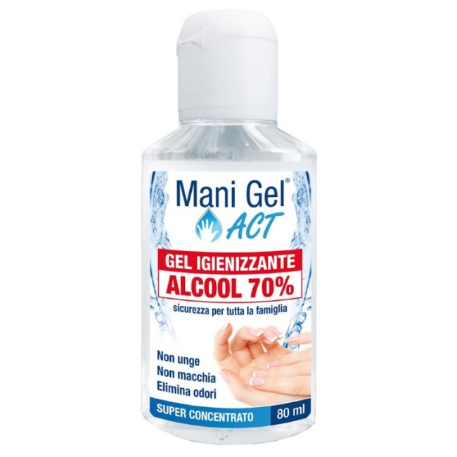 F&f Mani Gel Act Gel Igienizzante Alcool 70% 80 Ml F&f Mani Gel Act Gel Igienizzante Alcool 70% 80 Ml