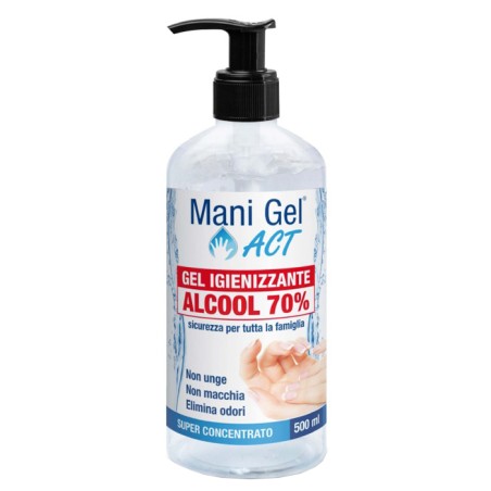 F&f Mani Gel Act Gel Igienizzante Alcool 70% 500 Ml F&f Mani Gel Act Gel Igienizzante Alcool 70% 500 Ml