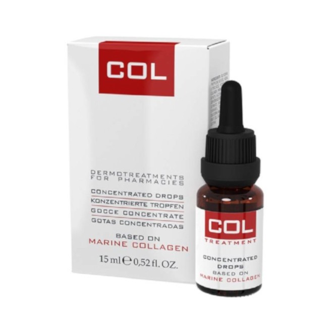 Flacone da 15 ml di Vital Plus Col For Face Siero al Collagene Lenitivo Anti Età Flacone da 15 ml di Vital Plus Col For Face Siero al Collagene Lenitivo Anti Età
