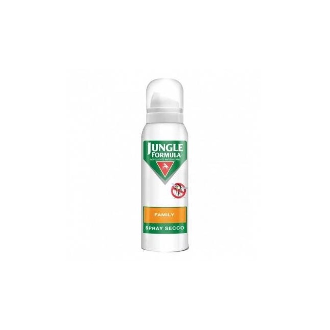 Confezione da 125 Ml di Jungle Formula Spray repellente insetti per tutta la famiglia Confezione da 125 Ml di Jungle Formula Spray repellente insetti per tutta la famiglia